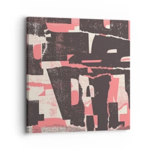 Lærredstryk - Billede på lærred - Al trængsel og travlhed - 30x30 cm