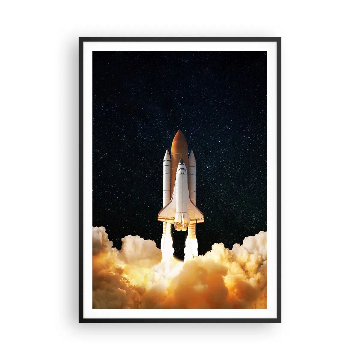 Plakat i sort ramme - Ad astra! - 70x100 cm