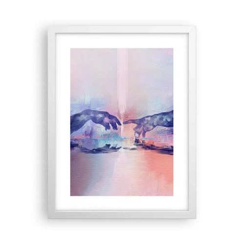 Plakat i hvid ramme - Den guddommelige gnist af liv - 30x40 cm