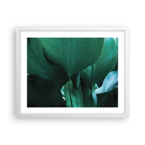 Plakat i hvid ramme - Mod lyset - 50x40 cm