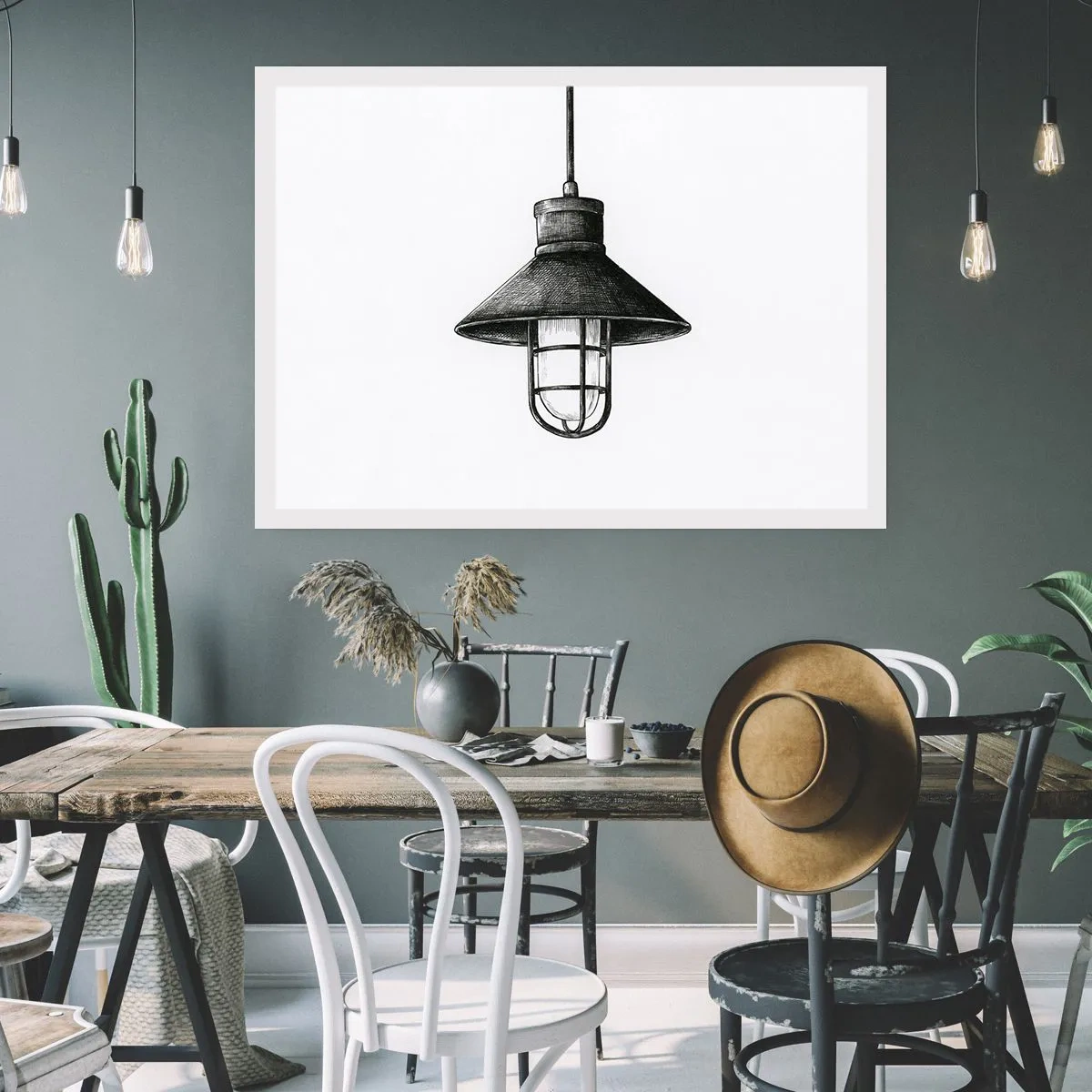 Plakat - Som for mange år siden... - 91x61 cm