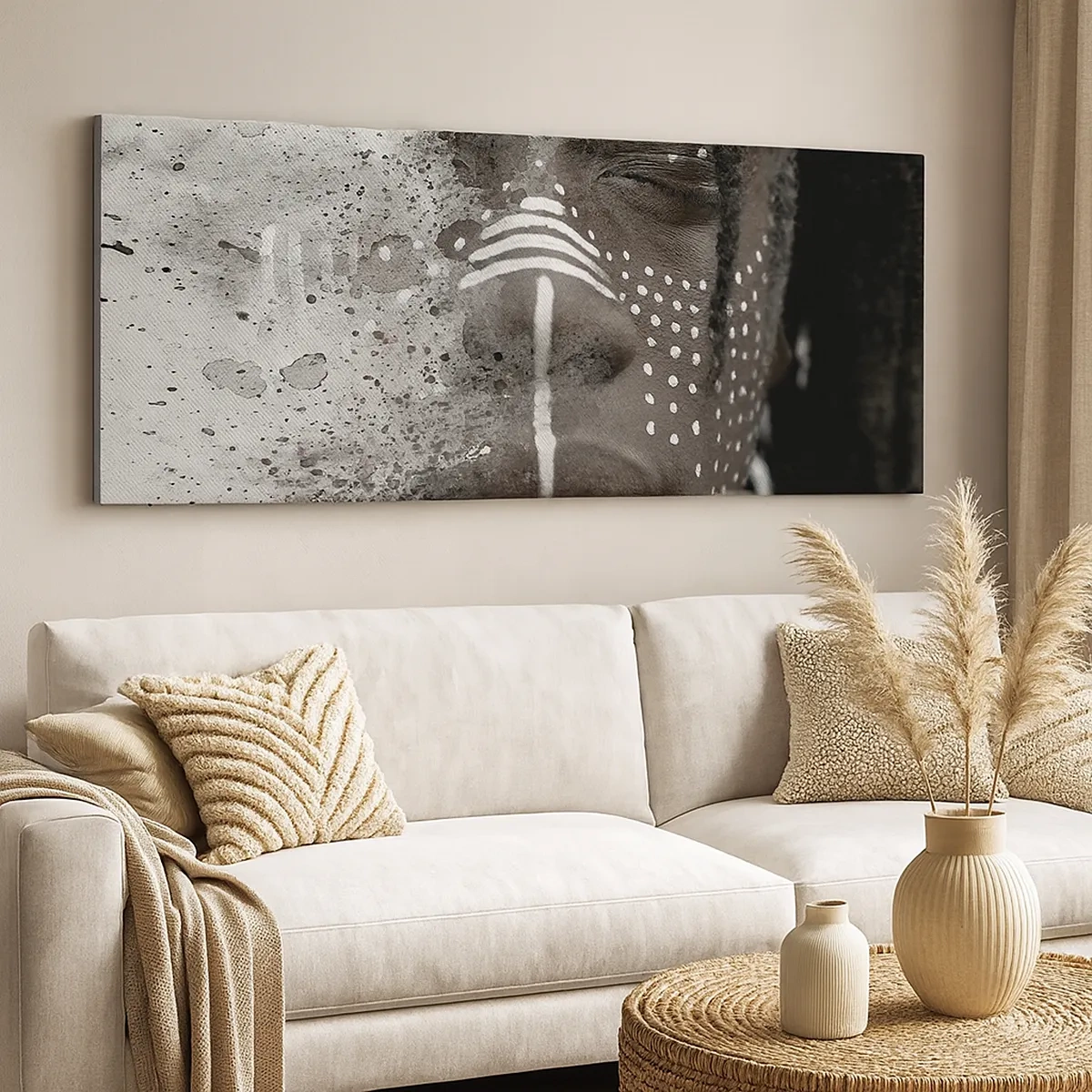 Lærredstryk - Billede på lærred - Opdag den oprindelige ånd - 30x30 cm