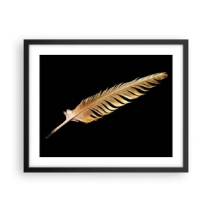 Plakat i sort ramme - Det er ikke nogen ringe præstation, at den... - 50x40 cm