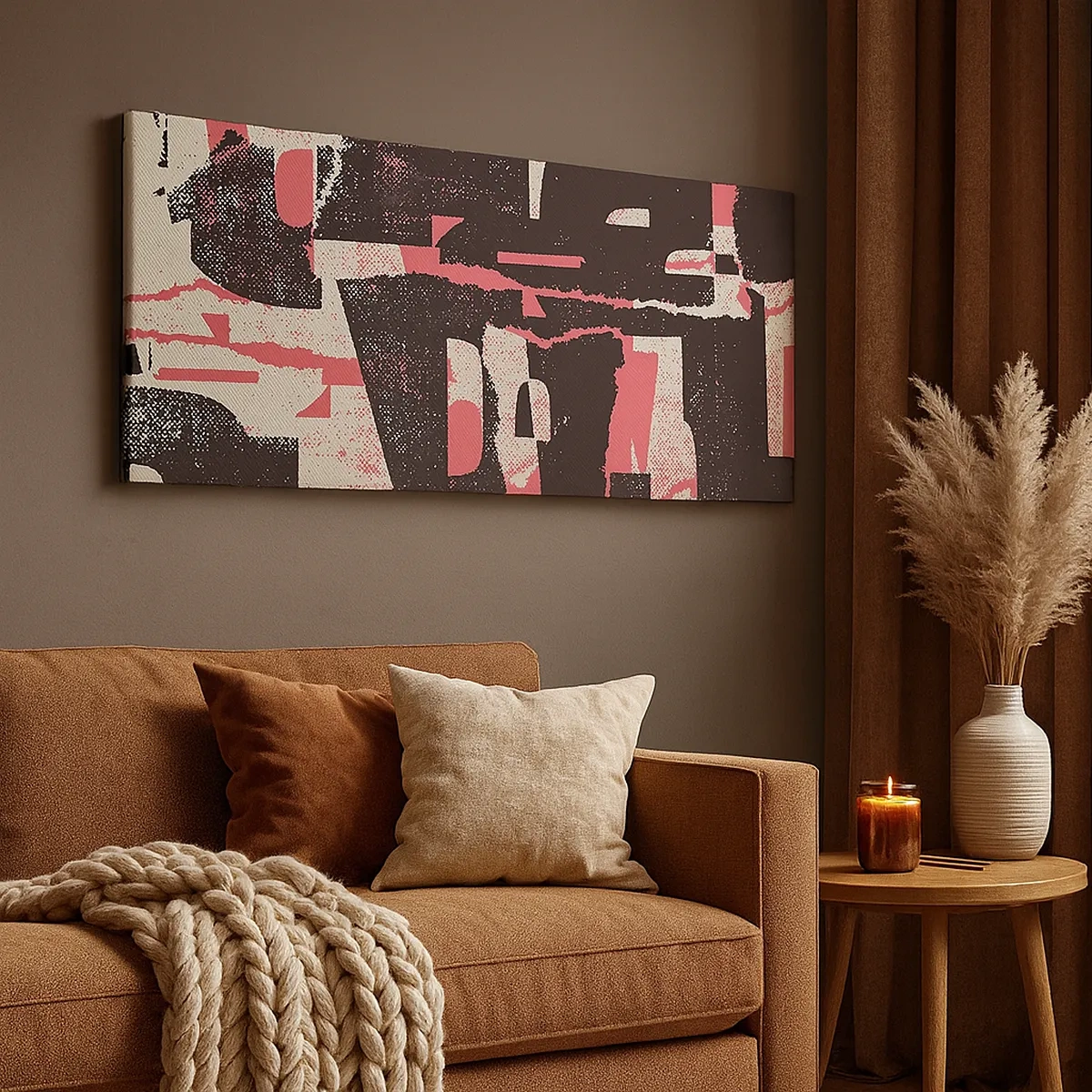 Lærredstryk - Billede på lærred - Al trængsel og travlhed - 30x30 cm