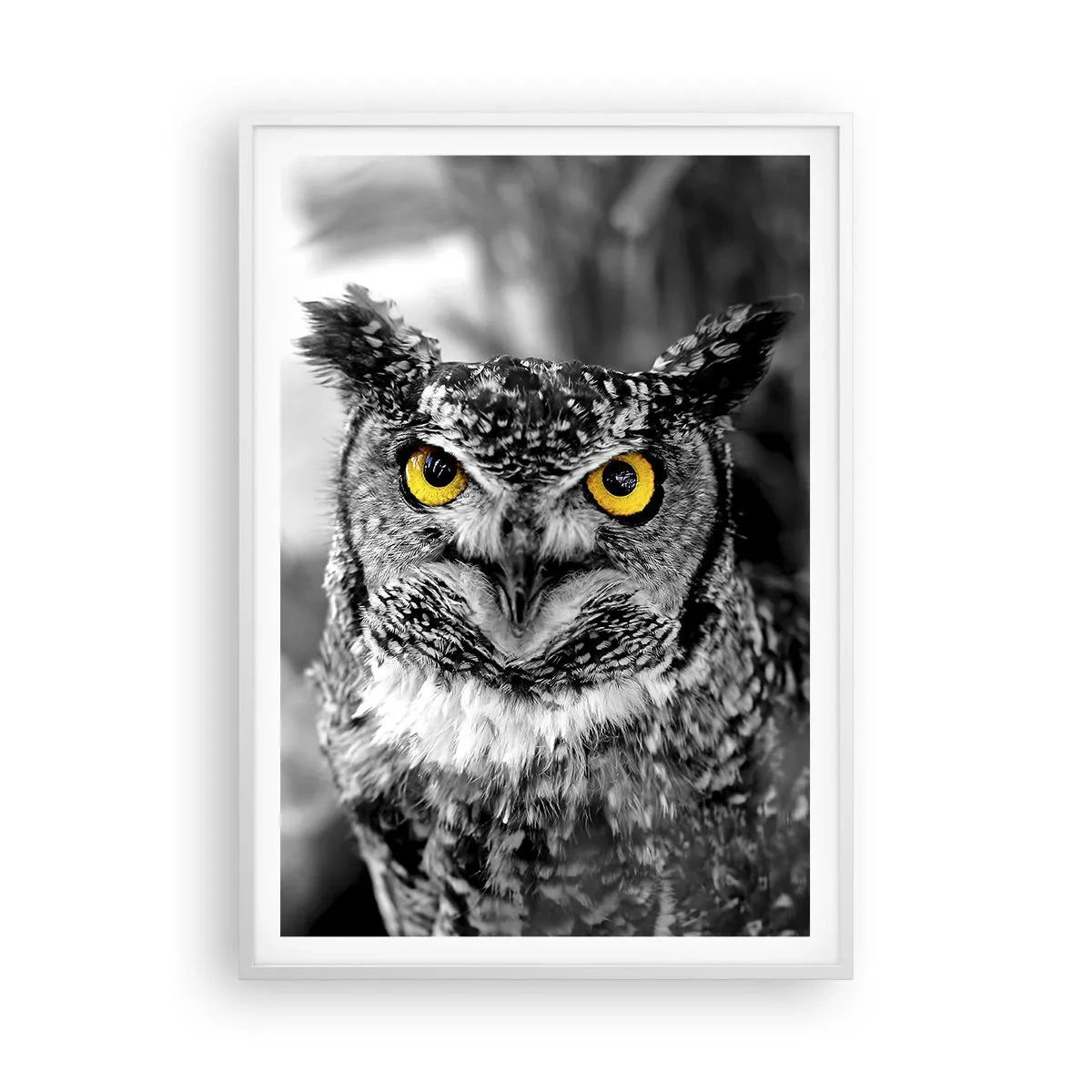 Plakat i hvid ramme - Intet kan skjules - 70x100 cm