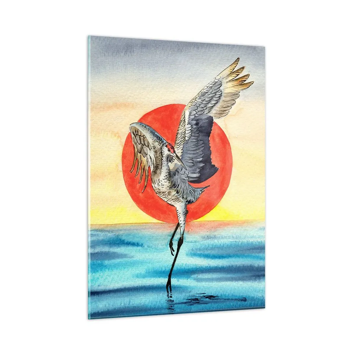 Billede på glas - Tid til at gå tilbage - 50x70 cm