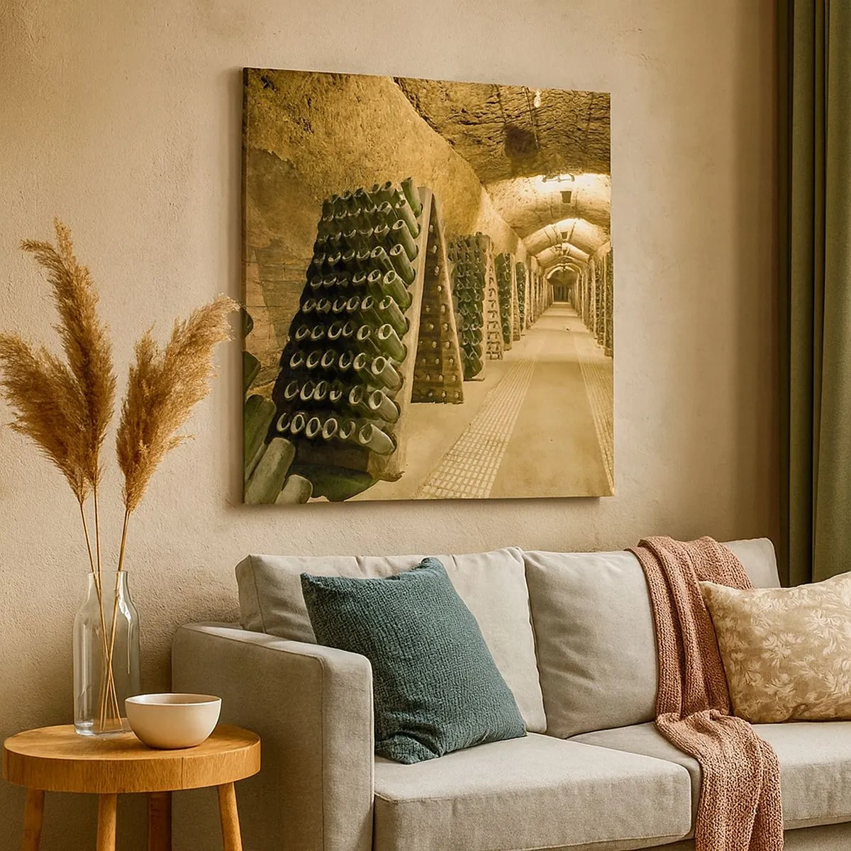 Lærredstryk - Billede på lærred - Smagens fødsel - 30x30 cm