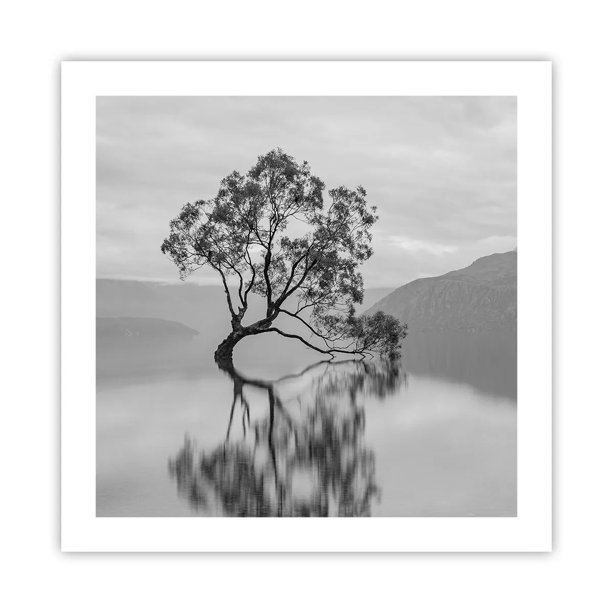 Plakat - Der findes et land - 50x50 cm