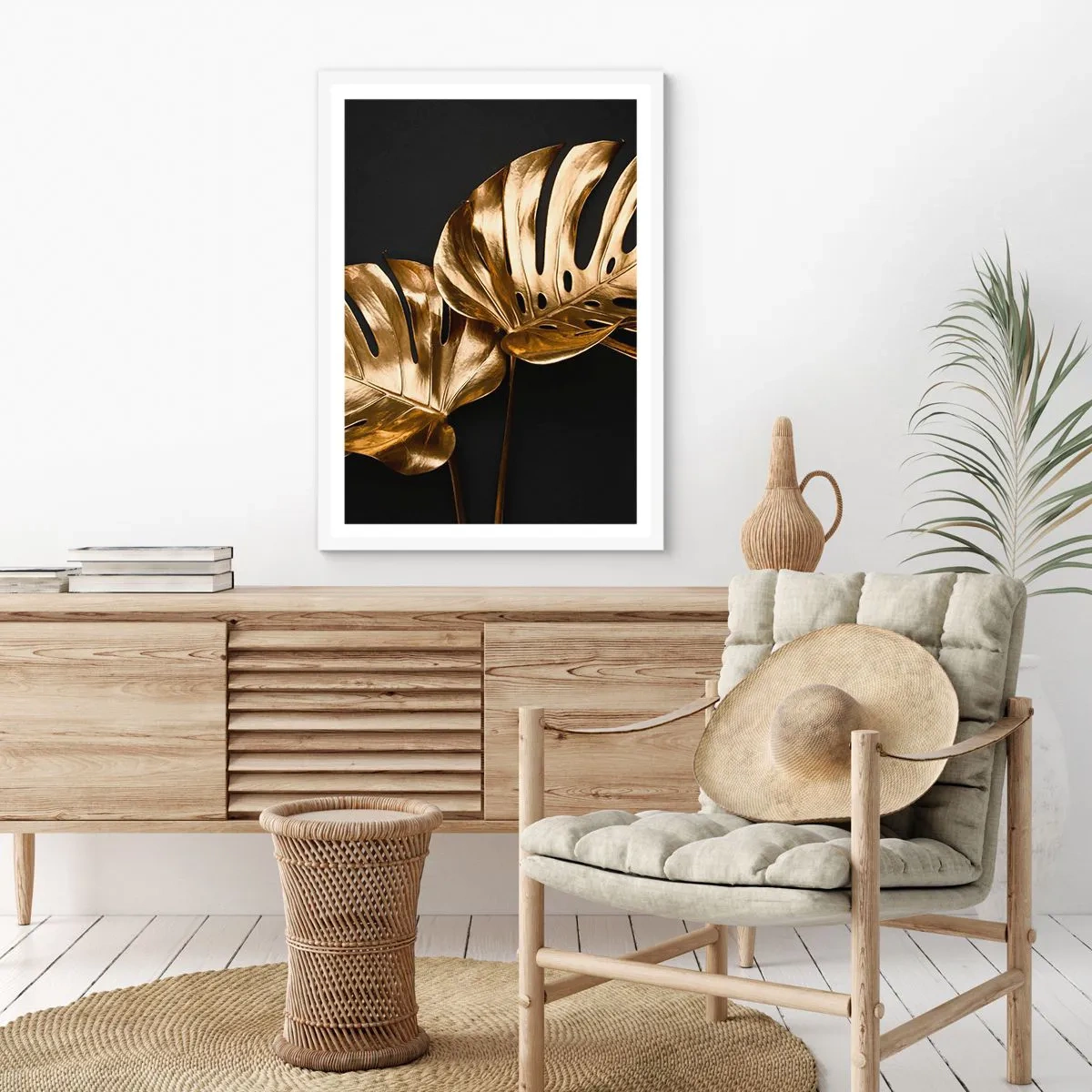 Plakat i hvid ramme - Naturens skatte - 50x70 cm