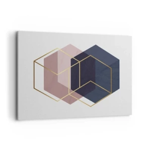 Lærredstryk - Billede på lærred - Styrken ved enkelhed - 100x70 cm