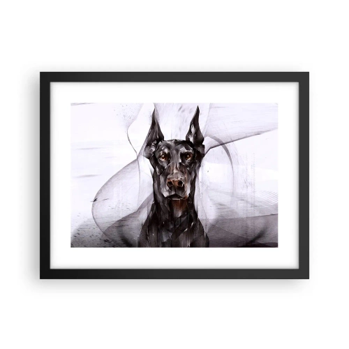 Plakat i sort ramme - Nobelt født - 40x30 cm