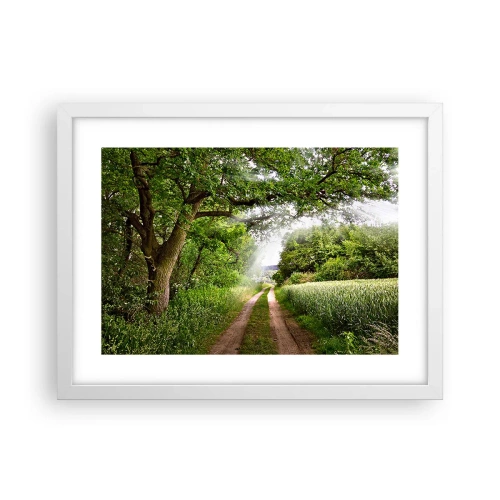 Plakat i hvid ramme - Et in Arcadia ego - 40x30 cm