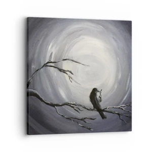 Lærredstryk - Billede på lærred - Nøglen til nattens mysterium - 30x30 cm