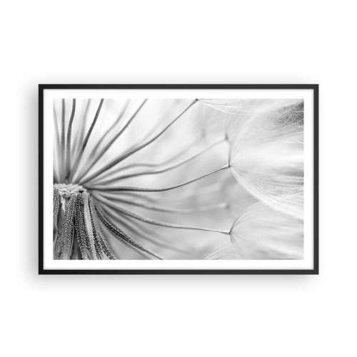 Plakat i sort ramme - Blæsende drager - 91x61 cm