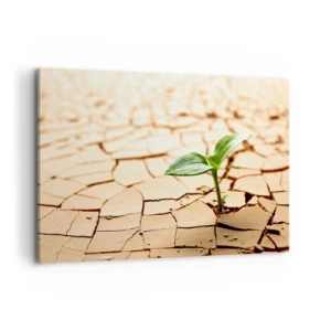 Lærredstryk - Billede på lærred - Den ukuelige livskraft - 120x80 cm