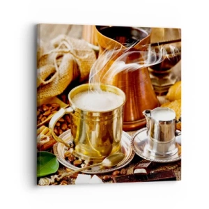 Lærredstryk - Billede på lærred - Hav en dejlig dag! - 30x30 cm