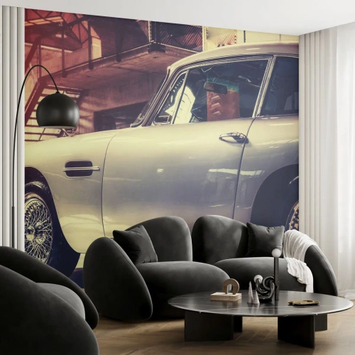 Fototapet Selvklæbende Deluxe Sticker - Klassikere bliver ikke gamle - Bil, Automotive, Årgang - 500x350 cm