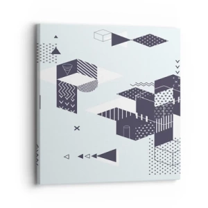 Lærredstryk - Billede på lærred - I matematikkens sjæl - 30x30 cm