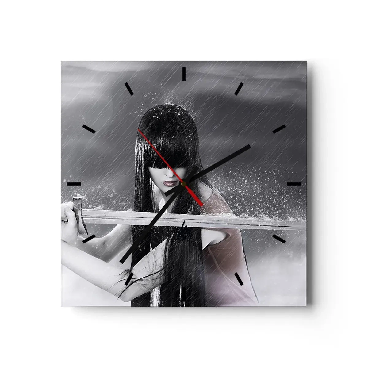 Vægur, Uret - Smuk og farlig - 40x40 cm