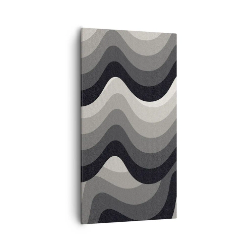 Lærredstryk - Billede på lærred - Bølge efter bølge - 55x100 cm