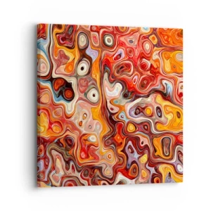 Lærredstryk - Billede på lærred - Hvis nødderne var smeltet i honningen - 30x30 cm