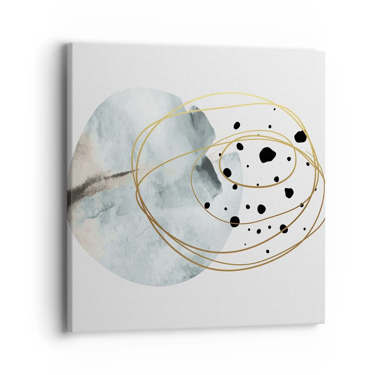 Lærredstryk - Billede på lærred - I rummets favntag - 40x40 cm