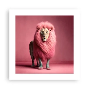 Plakat - Og du er ikke længere bange - 40x40 cm