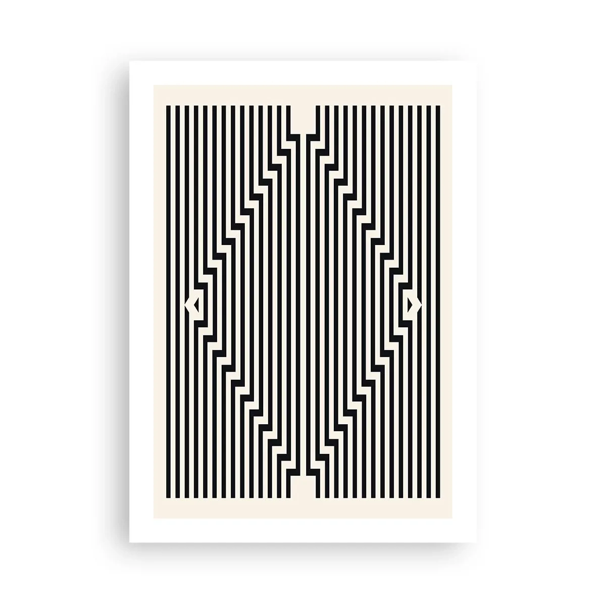 Plakat - Geometrisk illusion - 50x70 cm
