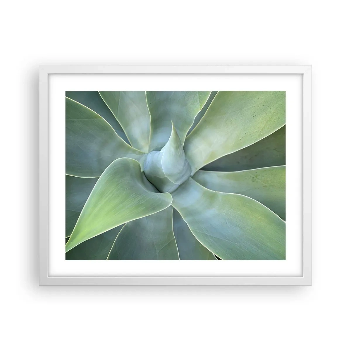 Plakat i hvid ramme - Den grønne fødsel - 50x40 cm