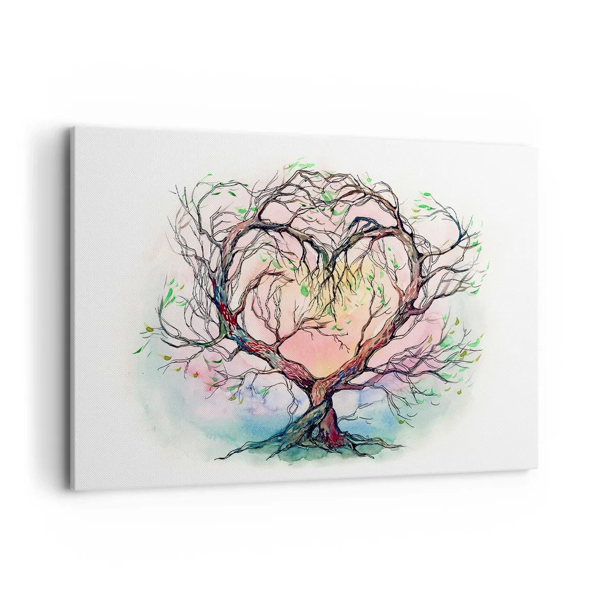 Lærredstryk - Billede på lærred - Sammen mod stormene - 120x80 cm