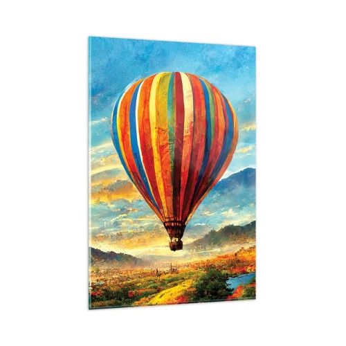 Billede på glas - I stilhed kan du se mere - 80x120 cm