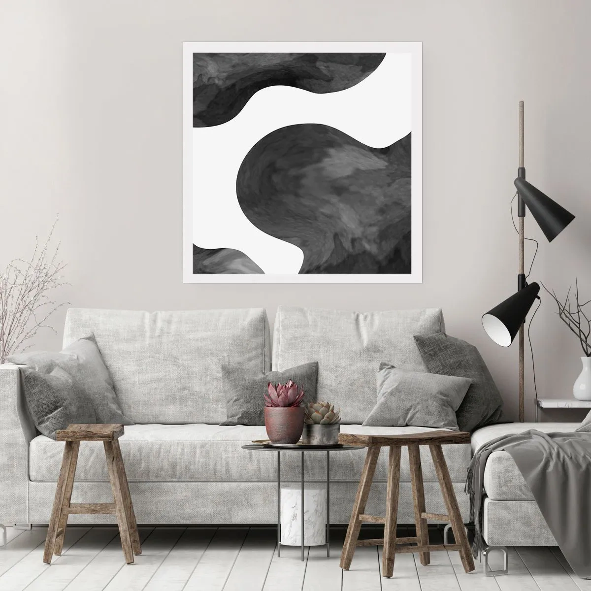Plakat - Mælkevejen - 30x30 cm