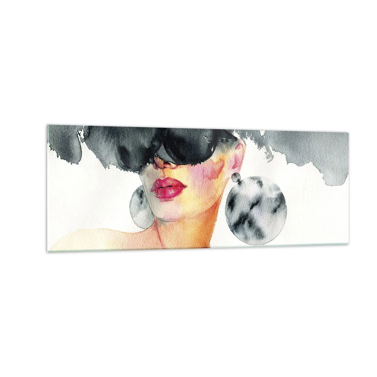 Billede på glas - Hemmeligheden bag elegance - 140x50 cm