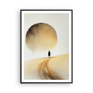 Plakat i sort ramme - Altid længselsfulde - 70x100 cm