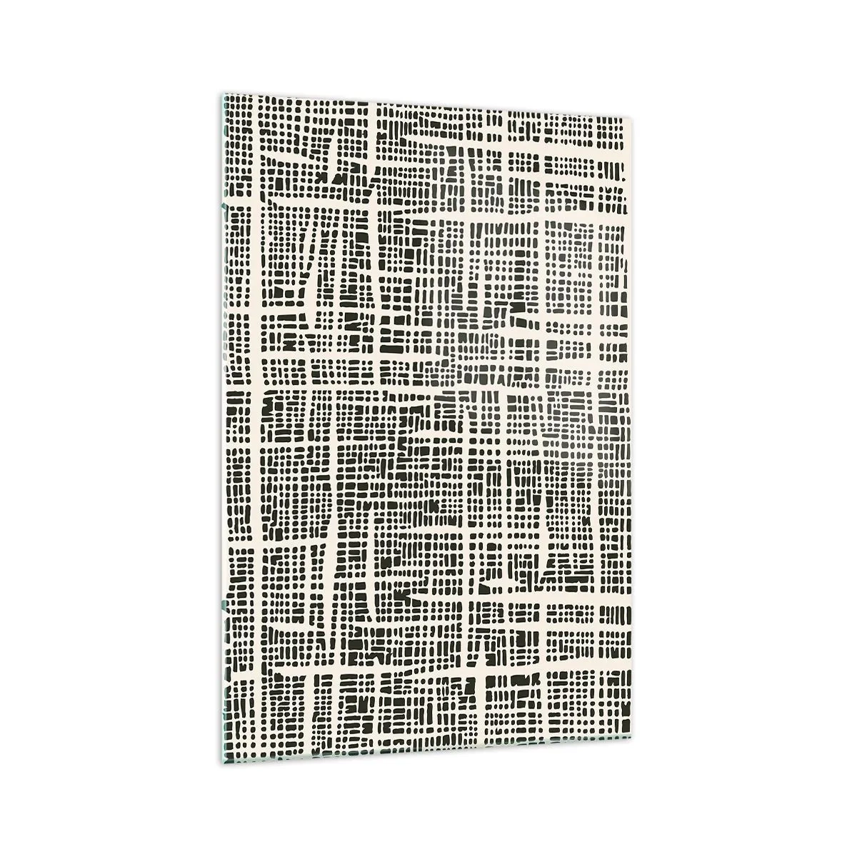 Billede på glas - En sammensætning vævet - 70x100 cm