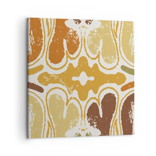 Lærredstryk - Billede på lærred - Sentimental abstraktion - 50x50 cm