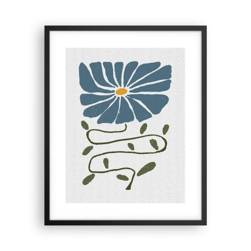 Plakat i sort ramme - Fra kvist til blomst - 40x50 cm