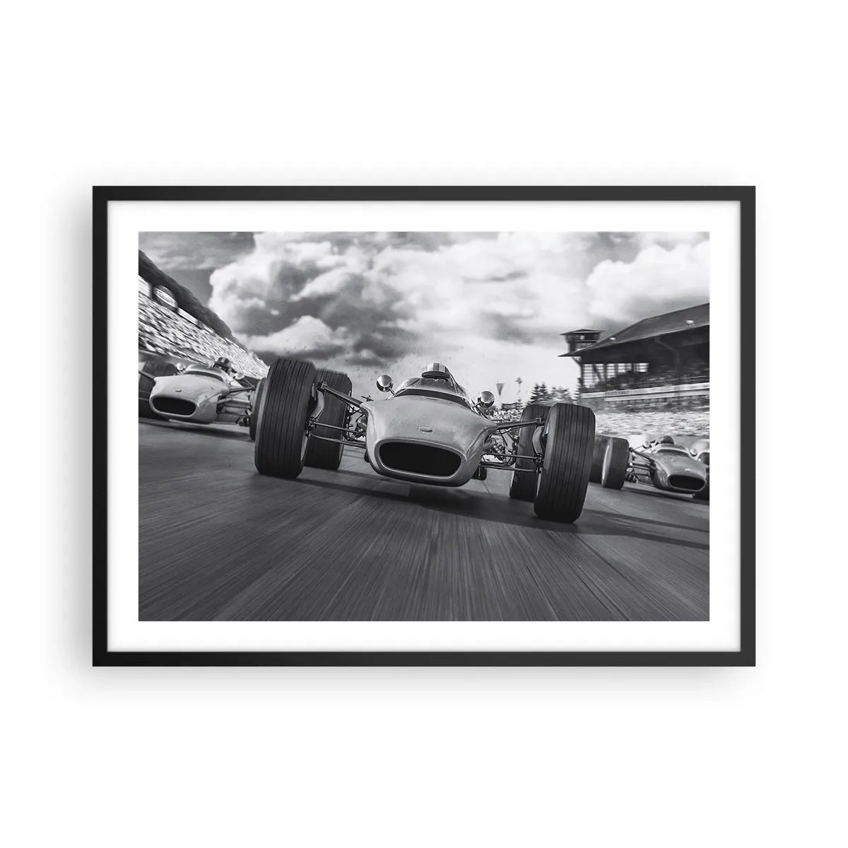 Plakat i sort ramme - Der er kraft! - 70x50 cm
