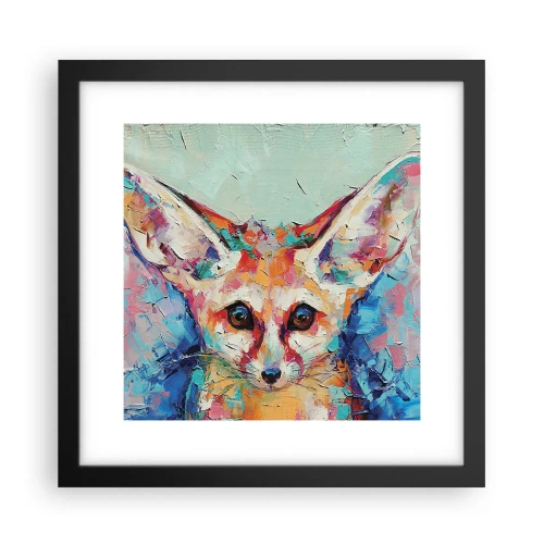 Plakat i sort ramme - Er du klar til mig? - 30x30 cm