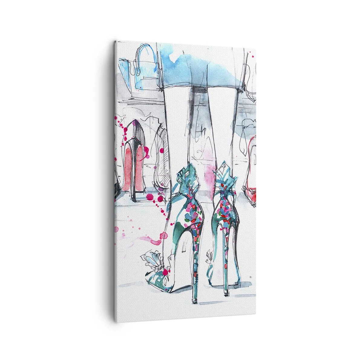 Lærredstryk - Billede på lærred - Sesam, åbn dig - 45x80 cm