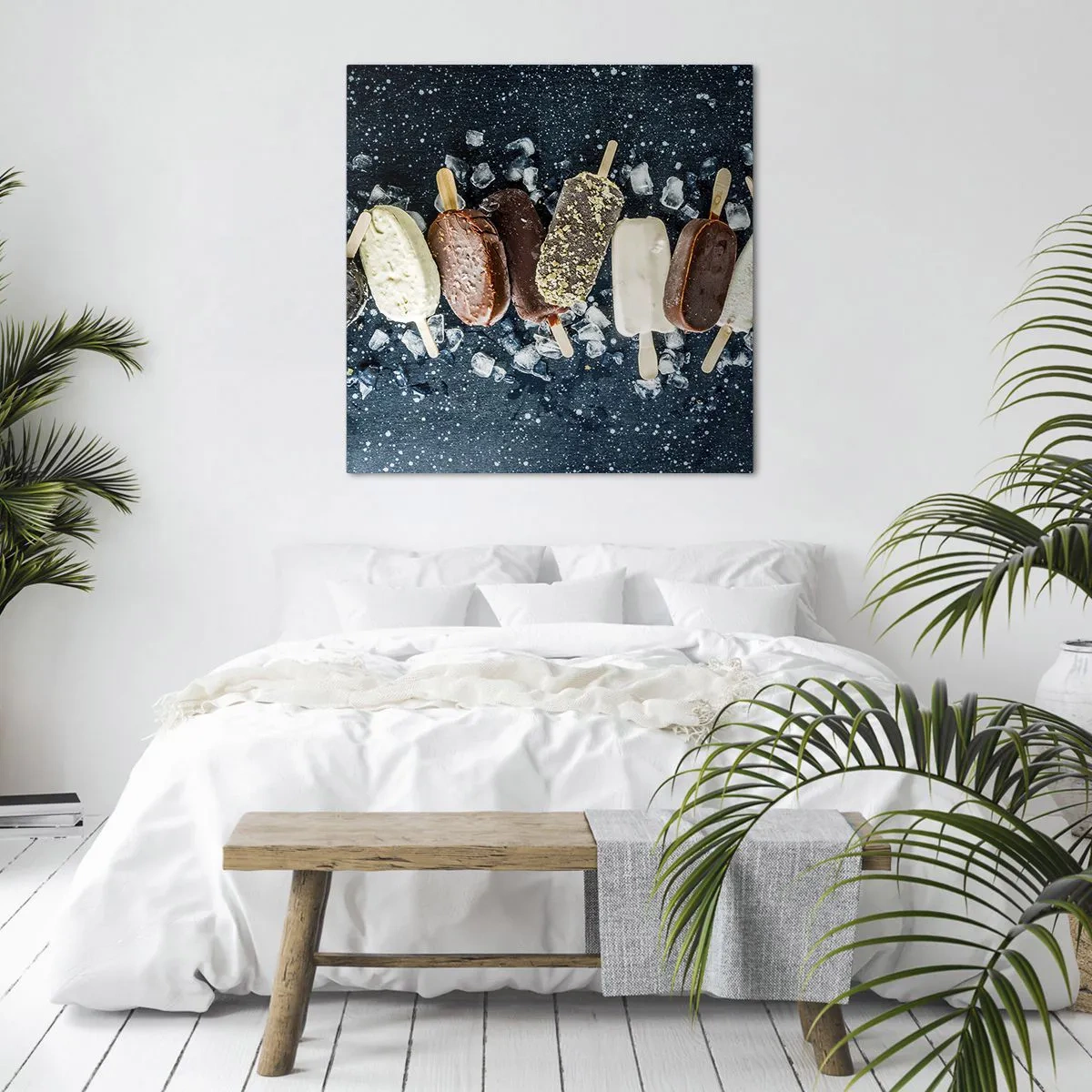 Lærredstryk - Billede på lærred - En smag af varm sommer - 60x60 cm