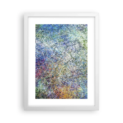 Plakat i hvid ramme - Så enkelt er det ikke - 30x40 cm