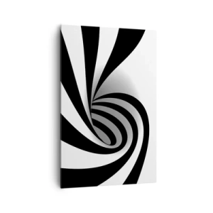 Lærredstryk - Billede på lærred - Og alligevel snurrer den - 80x120 cm