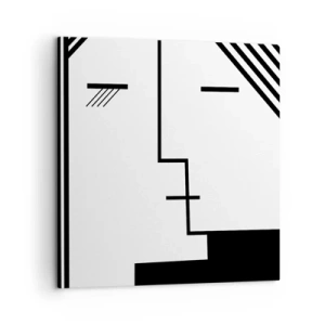 Lærredstryk - Billede på lærred - Bare et kys - 50x50 cm