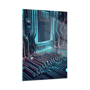 Billede på glas - Jeg tror... - 50x70 cm