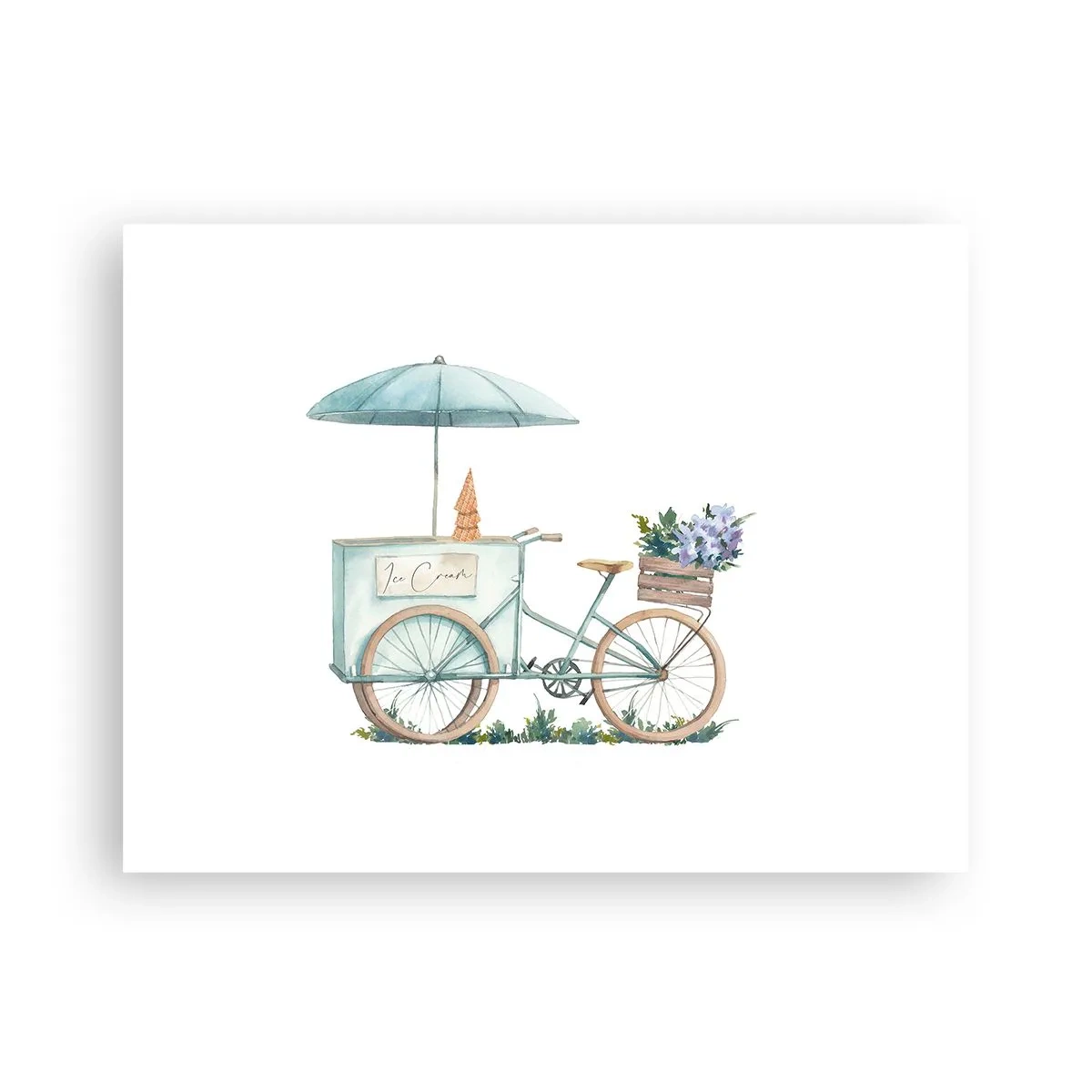 Plakat - Sødt minde om sommeren - 40x30 cm