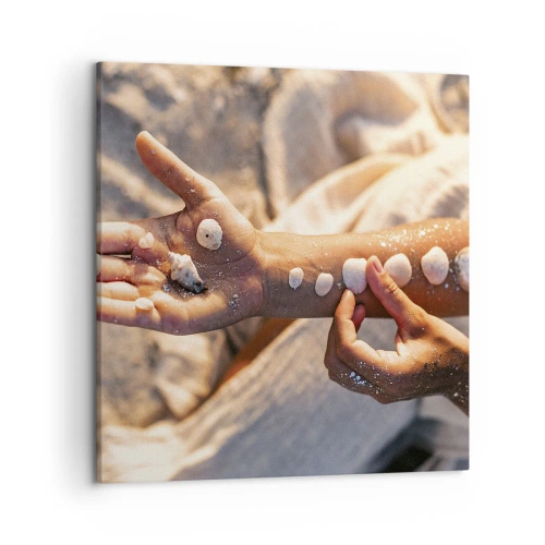 Lærredstryk - Billede på lærred - Skønhed inden for rækkevidde - 50x50 cm