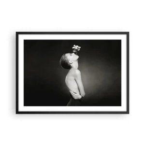 Plakat i sort ramme - Excentrisk elegance - 70x50 cm