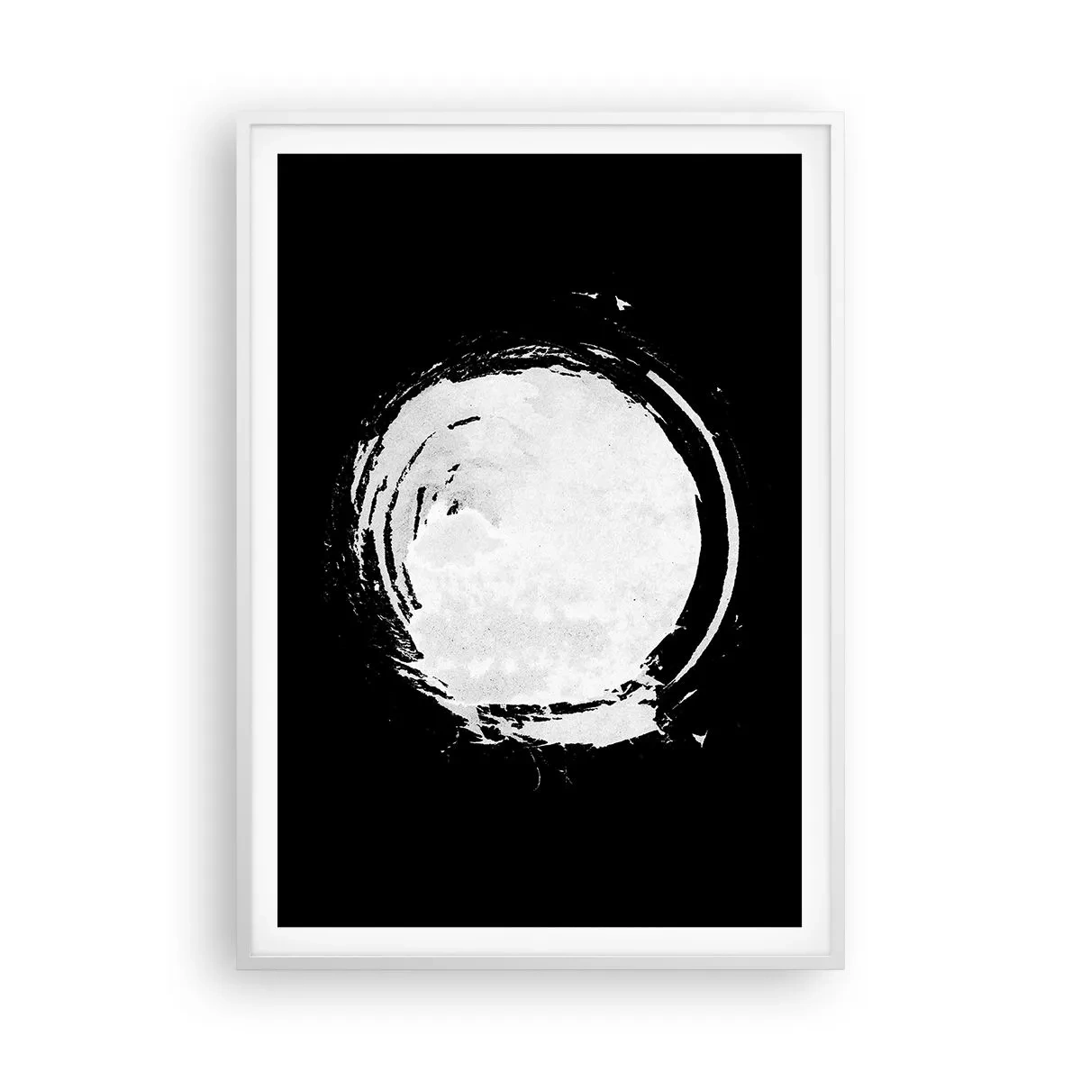 Plakat i hvid ramme - Den gode vej ud - 70x100 cm