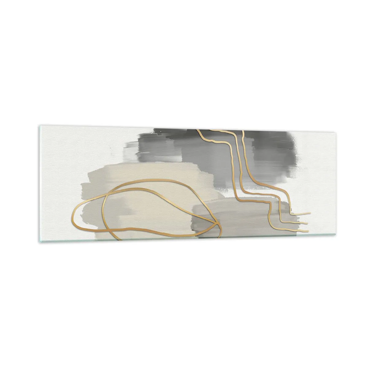 Billede på glas - Vedholdenhed og bevægelse - 90x30 cm